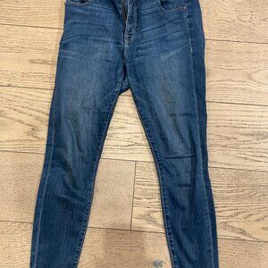 PARKER SMITH legging jeans with frayed hem